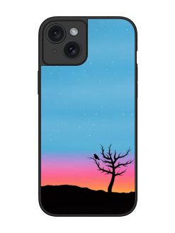 Natural Gradient Glossy Metal Phone Cover for Apple Iphone 15 Plus