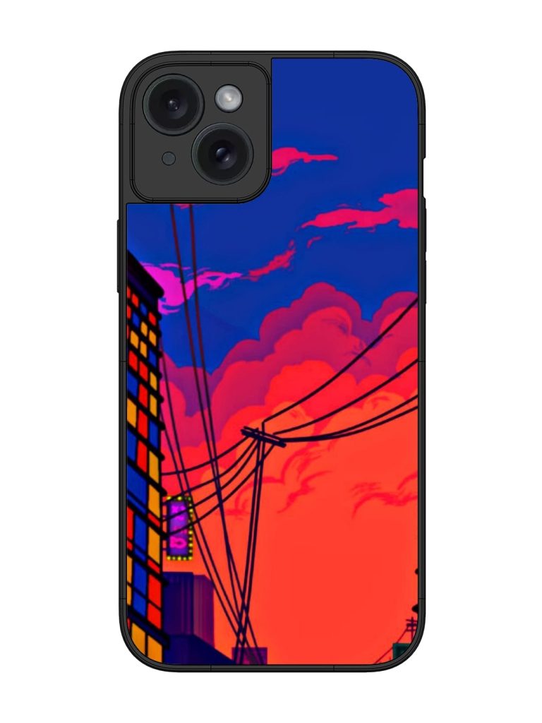 Sky At Morning Glossy Metal Phone Cover for Apple Iphone 15 Plus