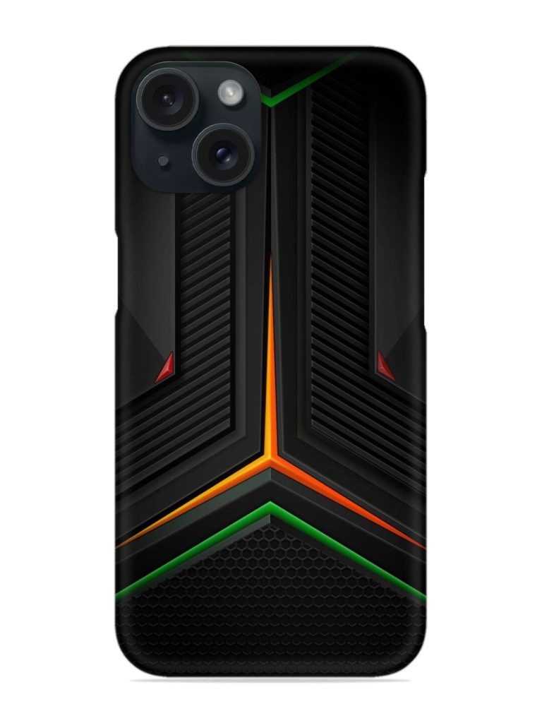 Orange Triangle Light Snap Case