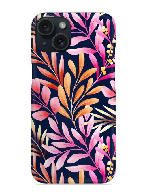 Seamless Colorful Floral Snap Case Edge Zapvi