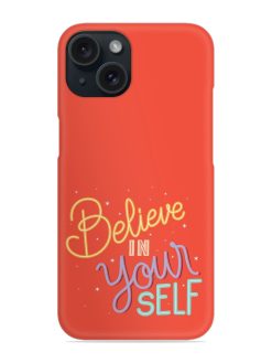 Believe Yourself Lettering Snap Case