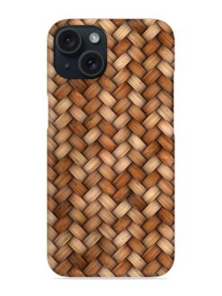 Wicker Rattan Seamless Snap Case