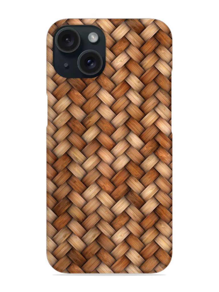 Wicker Rattan Seamless Snap Case