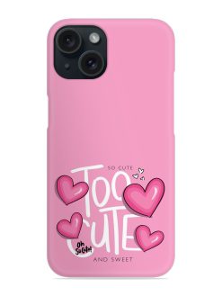 Cute Slogan Text Snap Case