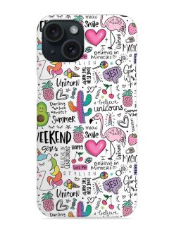 Unicorn Flamingo Pineapple Snap Case