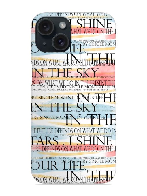 Seamless Slogans Pattern Snap Case Edge Zapvi