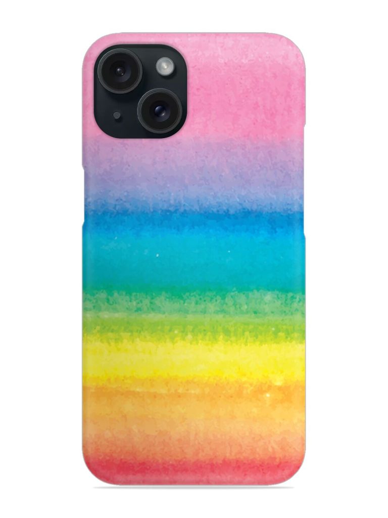 Watercolor Rainbow Brush Snap Case
