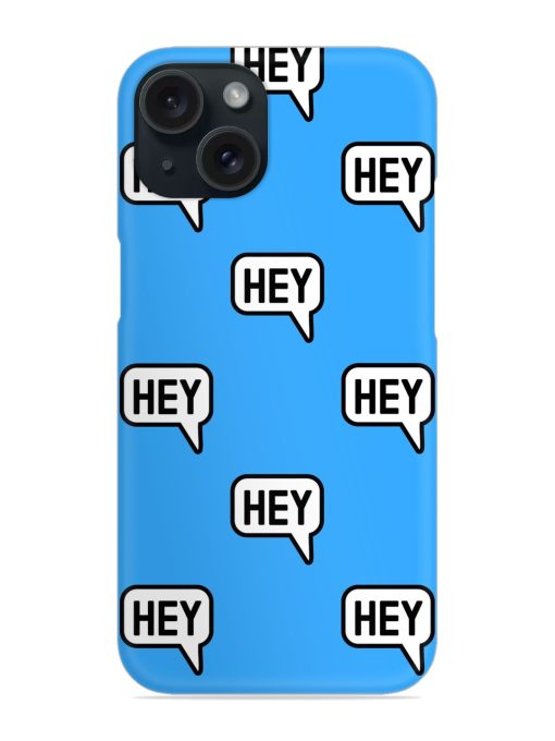 Hey Text Message Snap Case Edge Zapvi