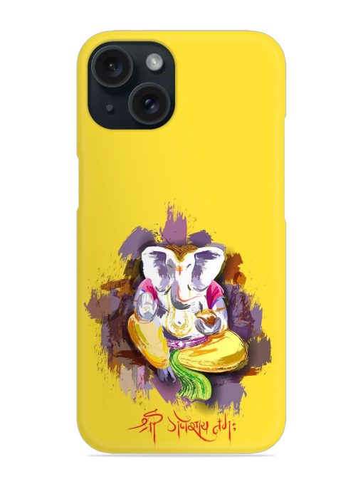 Illustration Lord Ganesha Snap Case Edge Zapvi