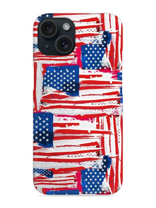 Usa Flag Seamless Snap Case Edge Zapvi