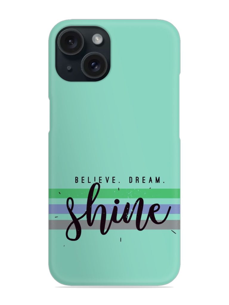 Typography Slogan Tee Snap Case