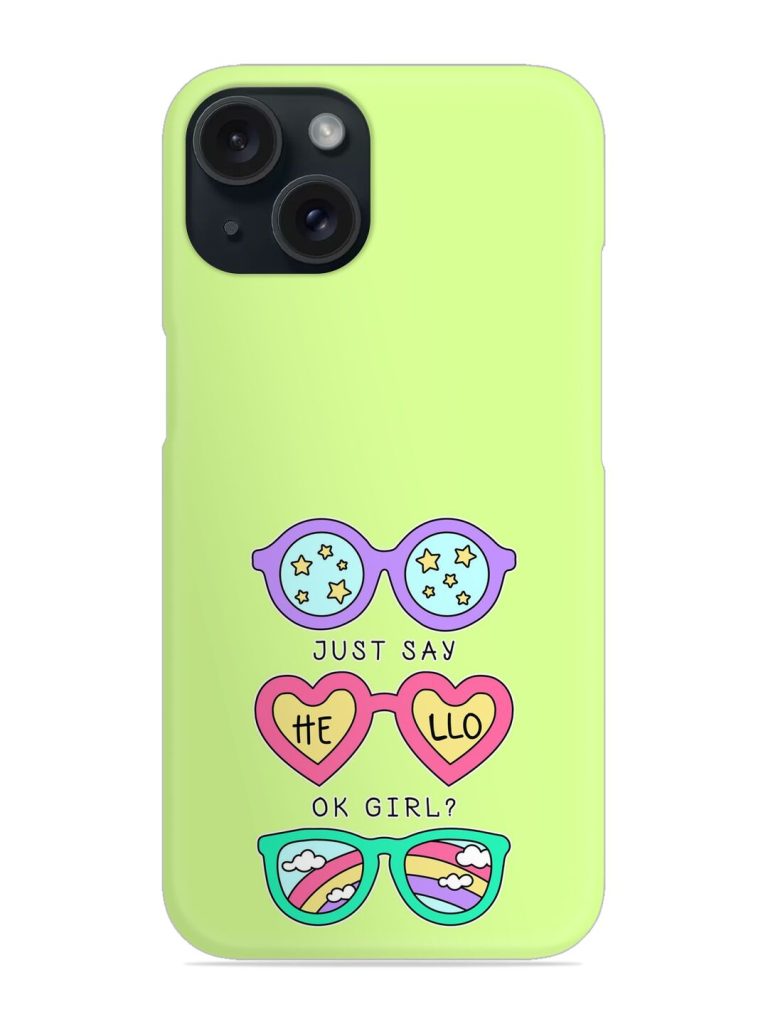 Vector Illustration Sunglasses Snap Case