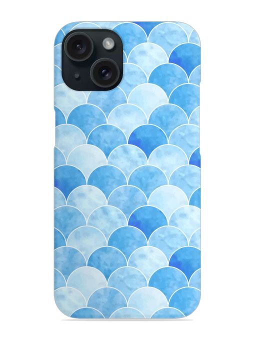 Seamless Watercolor Scales Snap Case Edge Zapvi