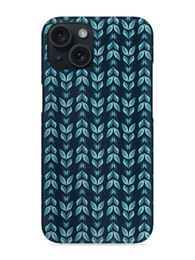 Spring Teal Foliage Snap Case