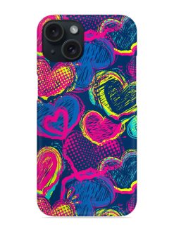 Abstract Seamless Hearts Snap Case