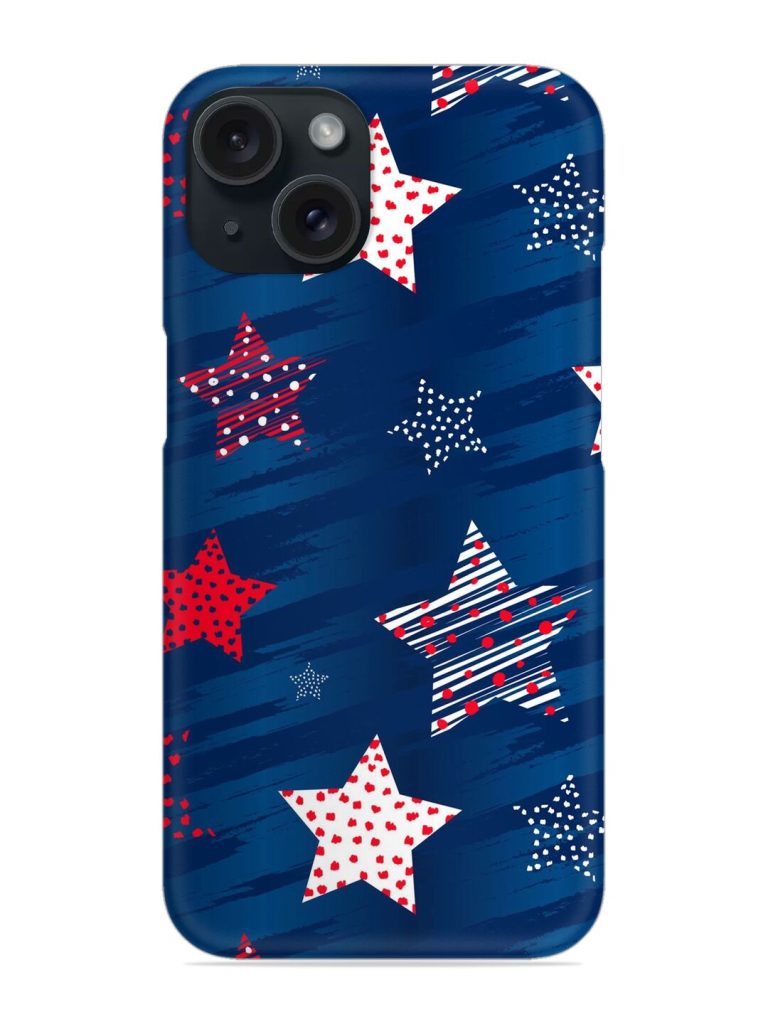 Abstract Seamless Stars Snap Case