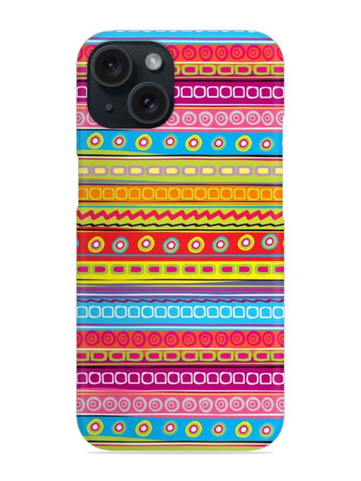 Colorful Strip Abstract Snap Case Edge Zapvi