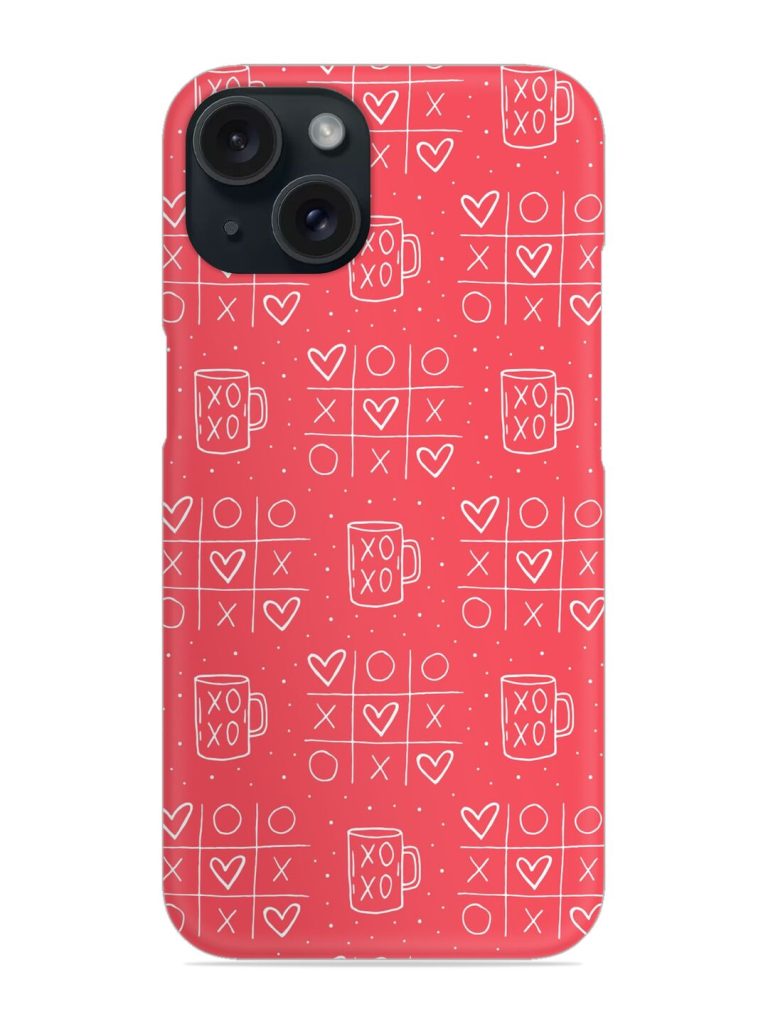 Tic Tac Toe Cup Vector Snap Case