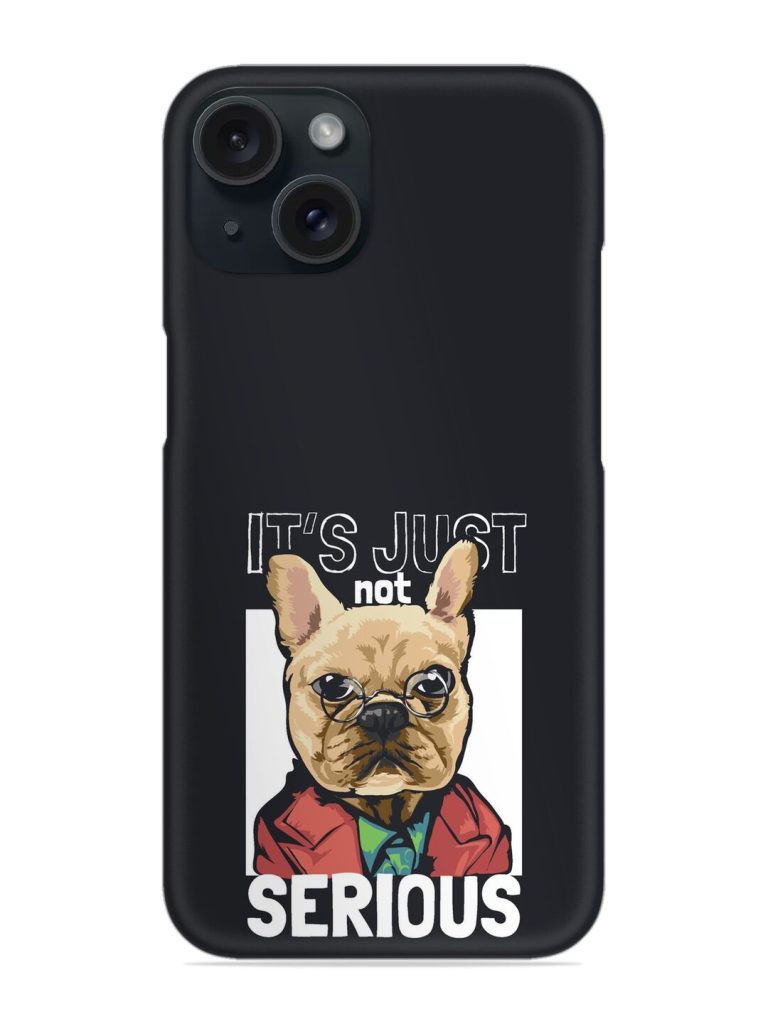 Serious Slogan Cartoon Snap Case