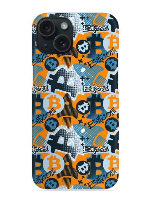 Bitcoin Doodle Style Snap Case Edge Zapvi