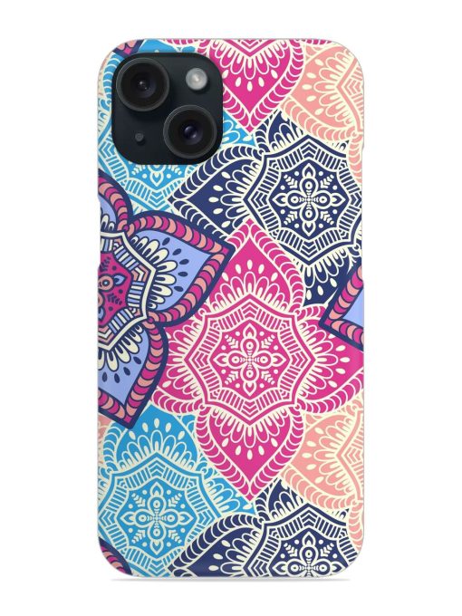 Ethnic Floral Seamless Snap Case Edge Zapvi