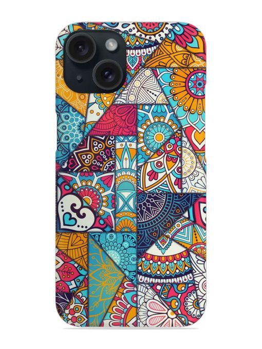 Patchwork Pattern Vintage Snap Case Edge Zapvi