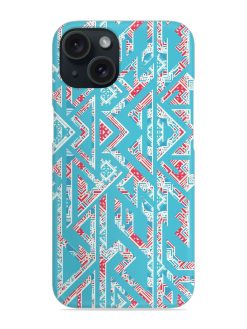 Abstract Blue Geometric Snap Case
