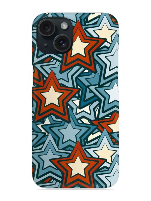 Blue Stars Seamless Snap Case Edge Zapvi