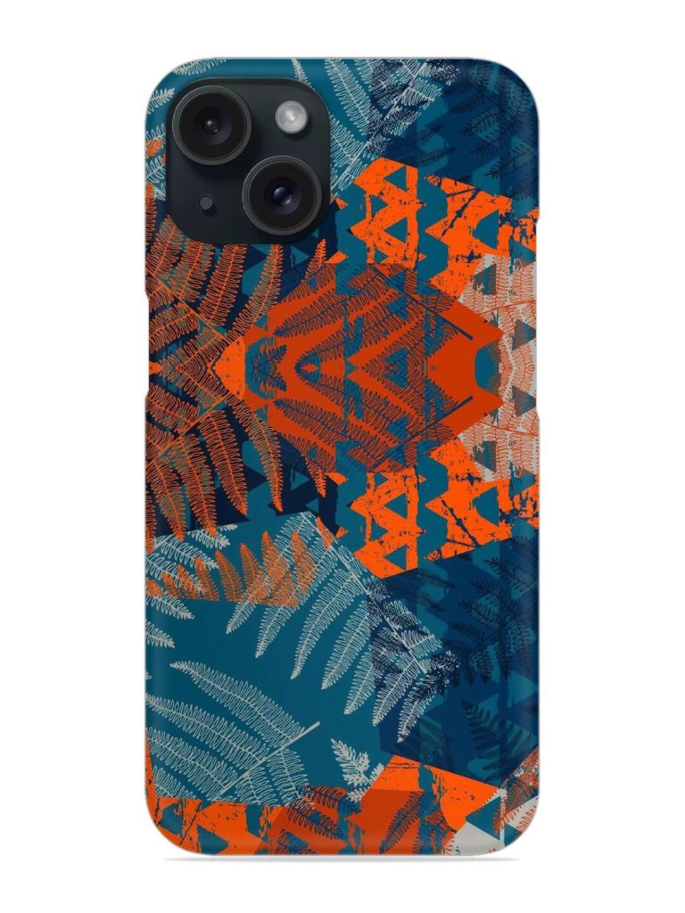 Abstract Jungle Print Snap Case