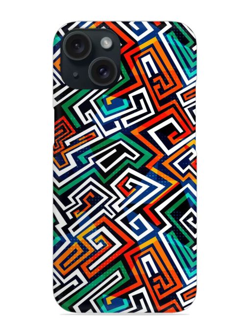 Abstract Maze Seamless Snap Case Edge Zapvi