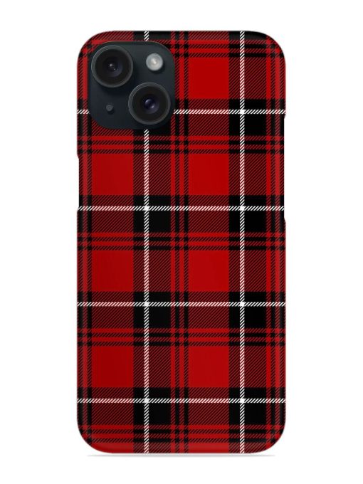 Black Red Tartan Snap Case Edge Zapvi