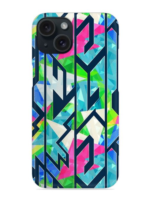 Bright Geometric Seamless Snap Case Edge Zapvi