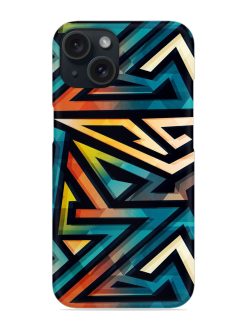 Colored Geometric Seamless Snap Case