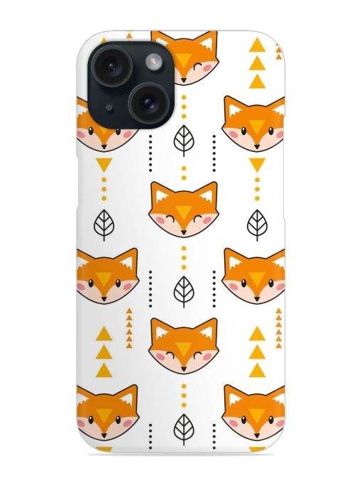 Fox Geometric Seamless Snap Case Edge Zapvi