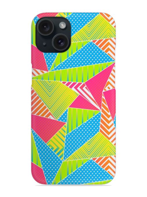 Funky Color Triangle Snap Case Edge Zapvi