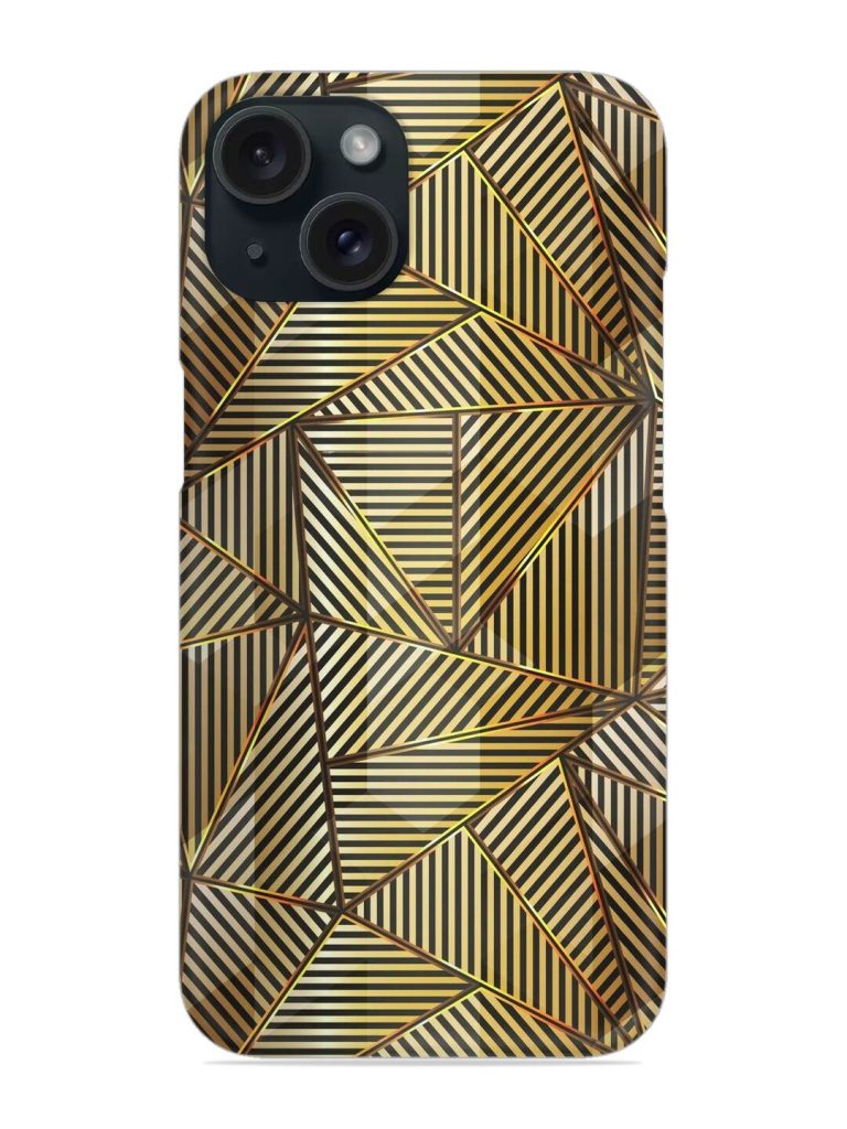 Gold Triangle Vector Snap Case