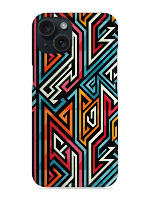 Graffiti Geometric Seamless Snap Case Edge Zapvi