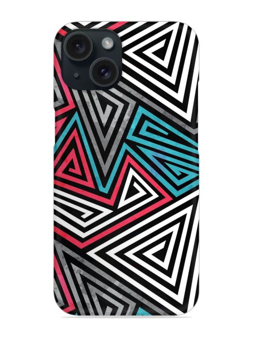 Grunge Triangle Spirals Snap Case Edge Zapvi