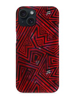 Red Color Tribal Snap Case