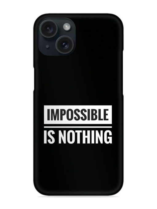 Impossible Is Nothing Snap Case Edge Zapvi