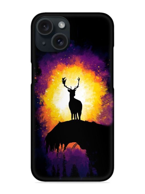 Deer At Sunset Minimal Snap Case Edge Zapvi