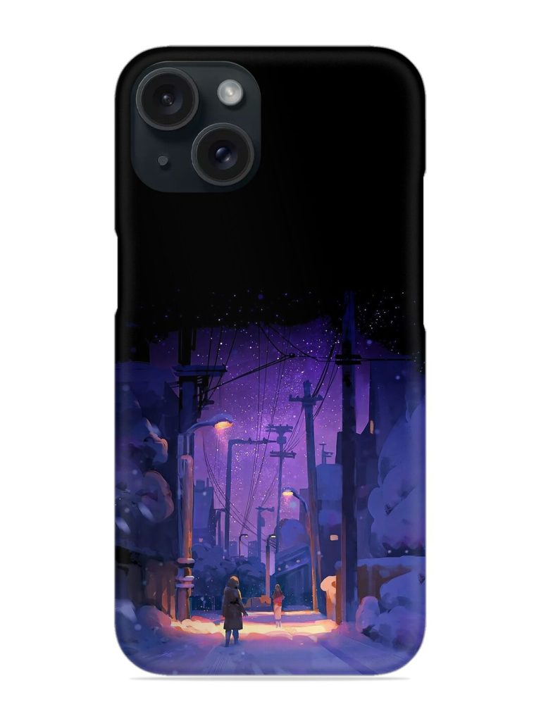 Winter Anime Art Snap Case