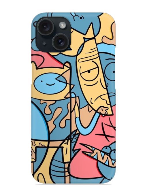 Silly Face Doodle Snap Case Edge Zapvi